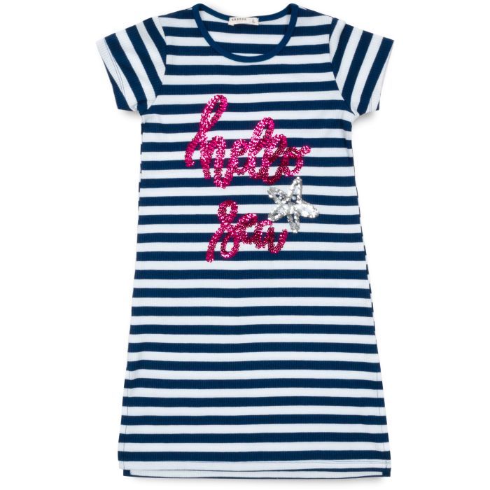 Платье детское Breeze в полоску (12409-152G-blue)
