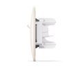 Компьютерная розетка Videx BINERA CAT6 одинарная кремовая (VF-BNSK1PC6-CR) изображение 3