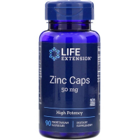 Фото - Інше спортивне харчування Life Extension Мінерали  Цинк високої ефективності, Zinc Caps, High Potency 