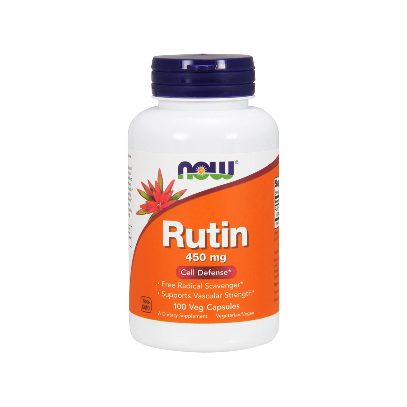Антиоксидант Now Foods Рутин, Rutin, 450 мг, 100 вегетарианских капсул (NOW-00735)