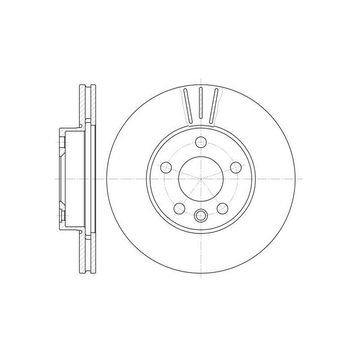 Тормозной диск REMSA 6496.10