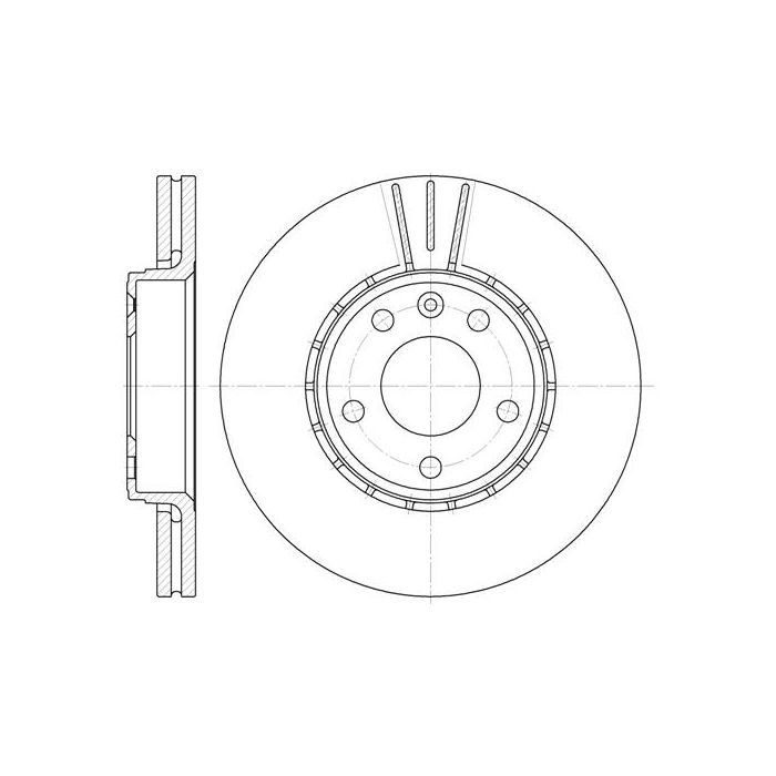 Гальмівний диск REMSA 6682.10