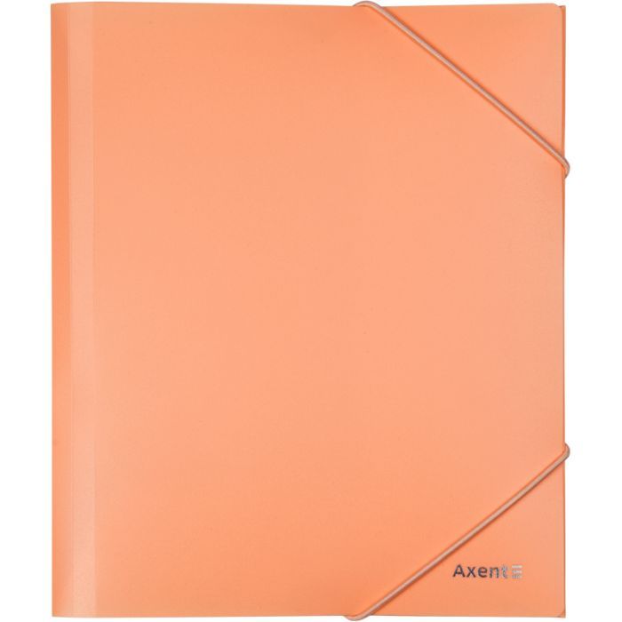 Папка на резинках Axent A5 410 мкм Pastelini peach (1514-42-A)