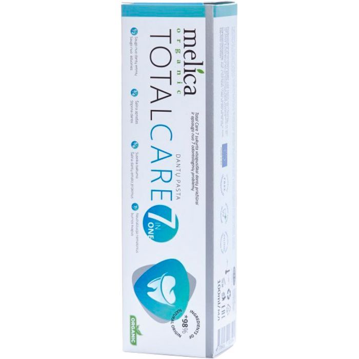 Зубна паста Melica Organic Total 7 Комплексний догляд 100 мл (4770416003594) зображення 2