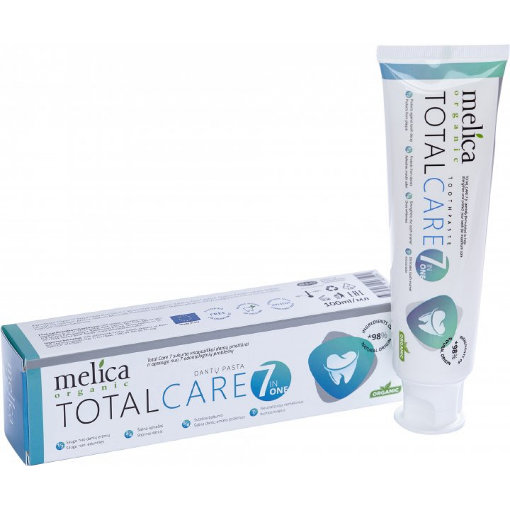 Зубная паста Melica Organic Total 7 Комплексный уход 100 мл (4770416003594) изображение 2