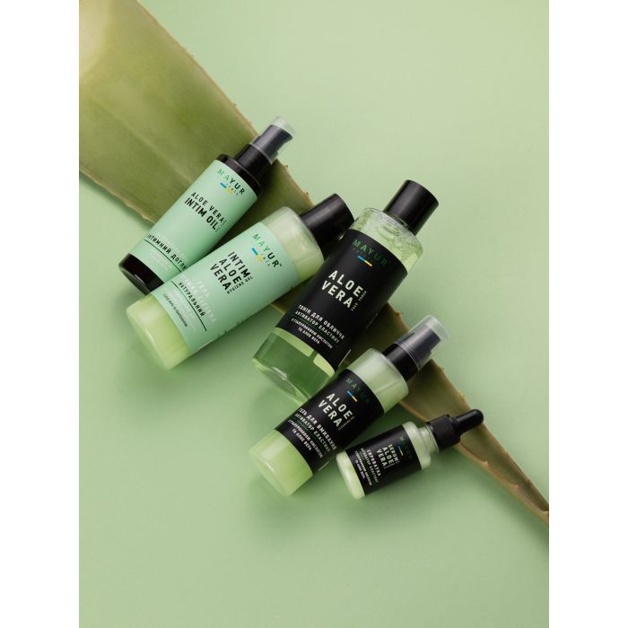 Гель для интимной гигиены Mayur Intim Aloe Vera Hygiene Gel С алоэ вера и пантенолом 200 мл (4820230950175) изображение 2
