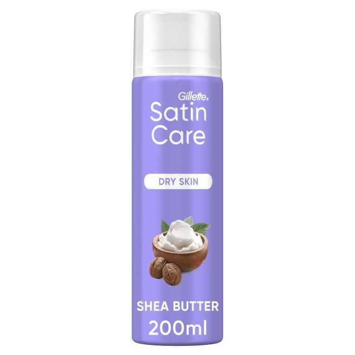Гель для бритья Satin Care Shea Butter Silk Для сухой кожи 200 мл (7702018012466) изображение 2