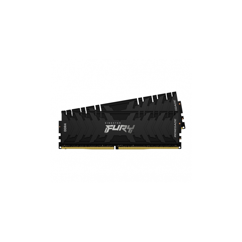 Модуль пам'яті для комп'ютера DDR4 16GB (2x8GB) 4000 MHz Renegade Black Kingston Fury (ex.HyperX) (KF440C19RBK2/16) зображення 2