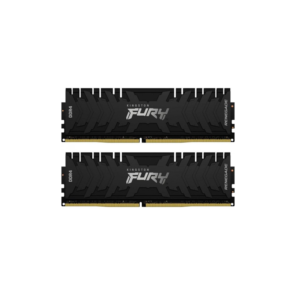 Модуль памяти для компьютера DDR4 16GB (2x8GB) 4000 MHz Renegade Black Kingston Fury (ex.HyperX) (KF440C19RBK2/16)