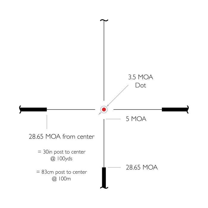Оптичний приціл Hawke Frontier 1-6x24 корпус 30 мм сітка L4a D (18400) зображення 4