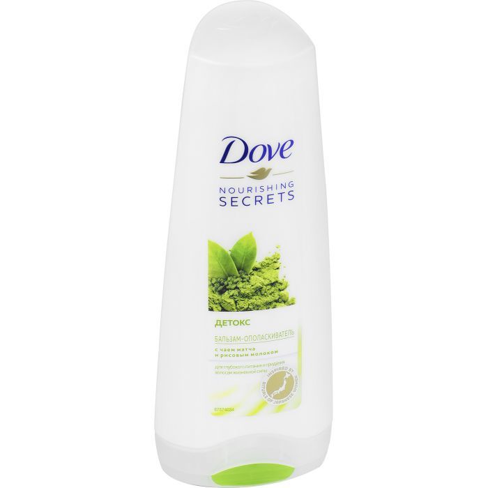 Кондиционер для волос Dove Nourishing Secrets с матча и рисовым молоком 350 мл (8717163671108) изображение 3