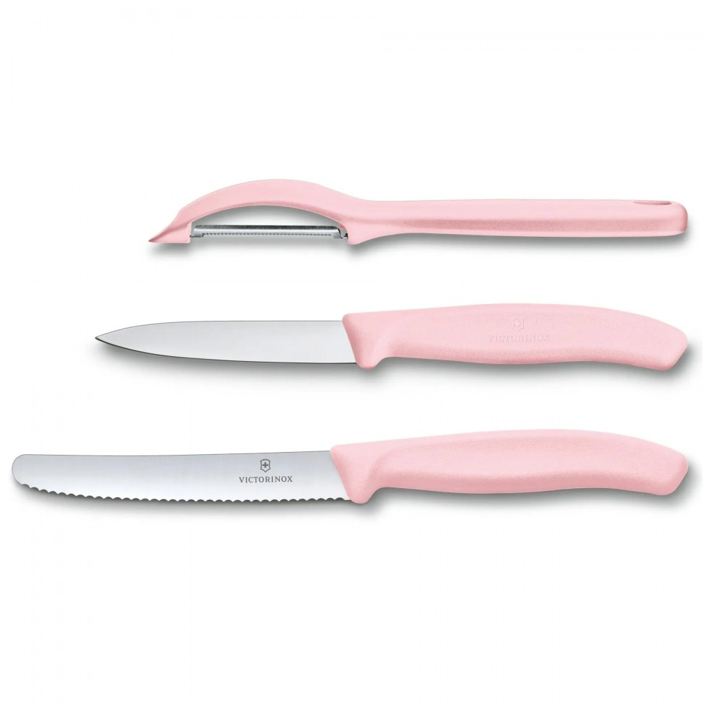 Набор ножей Victorinox SwissClassic Paring Set 3 шт Universal Pink (6.7116.31L52) изображение 2