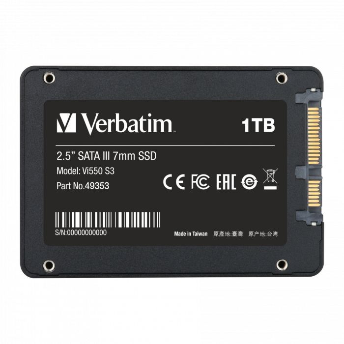 Накопичувач SSD 2.5" 1TB Verbatim (49353) зображення 5