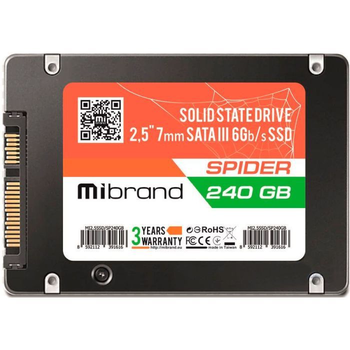 Накопитель SSD 2.5" 120GB Mibrand (MI2.5SSD/SP120GB)