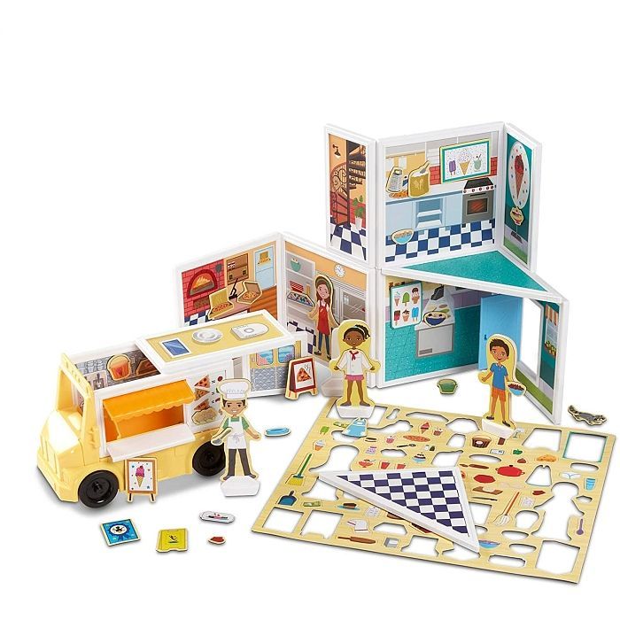 Игровой набор Melissa&Doug магнитный Магазин пиццы и мороженого (MD30658) изображение 2