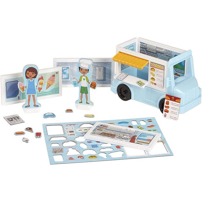 Игровой набор Melissa&Doug магнитный Магазин пиццы и мороженого (MD30658) изображение 3