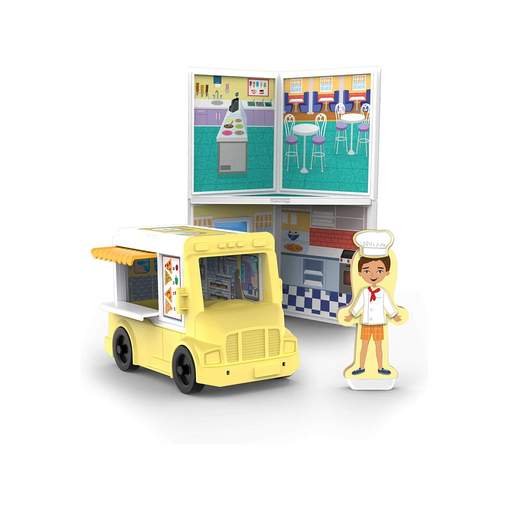 Ігровий набір Melissa&Doug магнітний Магазин піци та морозива (MD30658) зображення 4