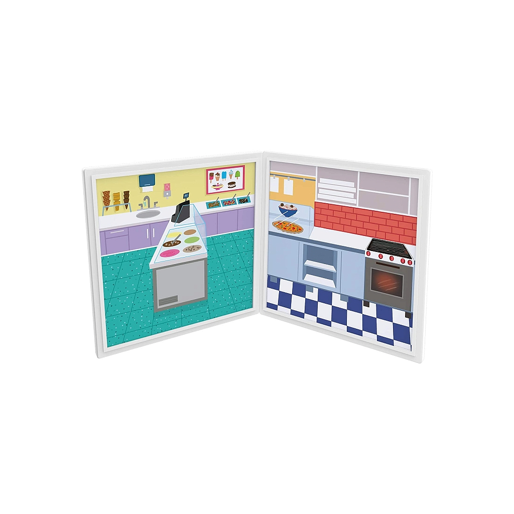 Ігровий набір Melissa&Doug магнітний Магазин піци та морозива (MD30658) зображення 5
