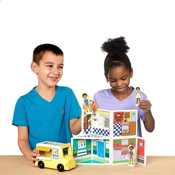 Игровой набор Melissa&Doug магнитный Магазин пиццы и мороженого (MD30658) изображение 6