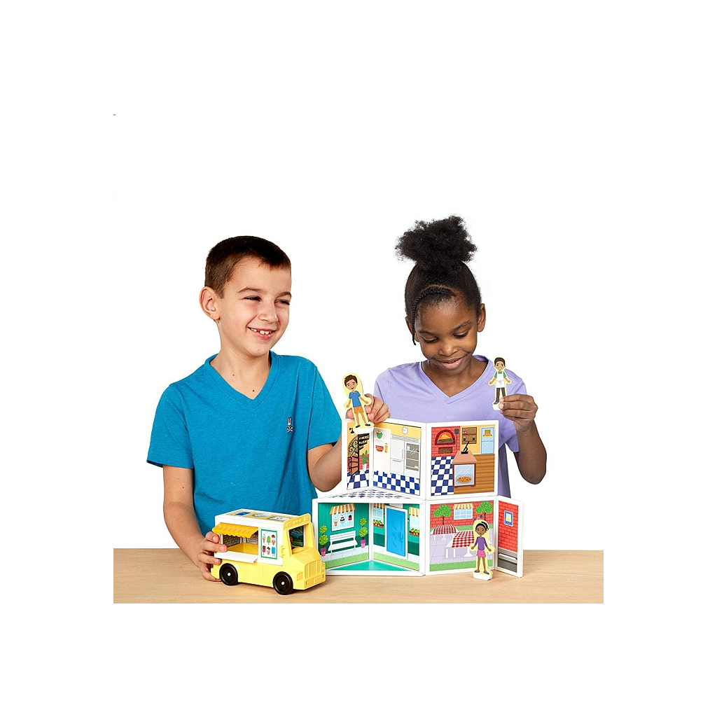 Ігровий набір Melissa&Doug магнітний Магазин піци та морозива (MD30658) зображення 6