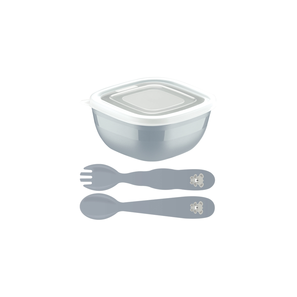 Набор детской посуды Tramontina Baby Le Petit 23797/603 gray 3 предмета (6710905)