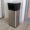 Контейнер для сміття JAH квадратный з попільничкою Срібний металік 25 л (6331) зображення 6