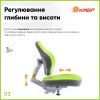 Детское кресло ErgoKids Mio Classic Y-405 Green (Y-405 KZ) изображение 5