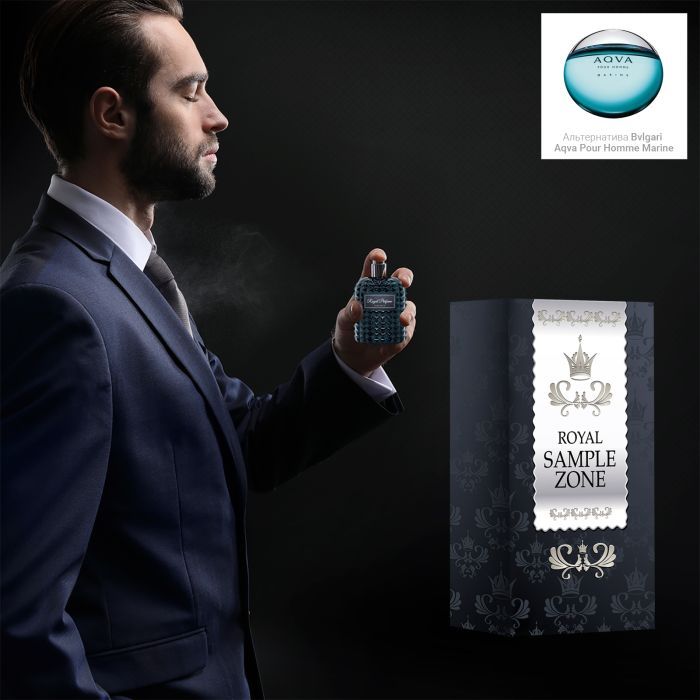 Парфюмированная вода Royal SZ SZ1708 альтернатива Bvlgari Aqva Pour Homme Marine 50 мл (489315741433) изображение 2