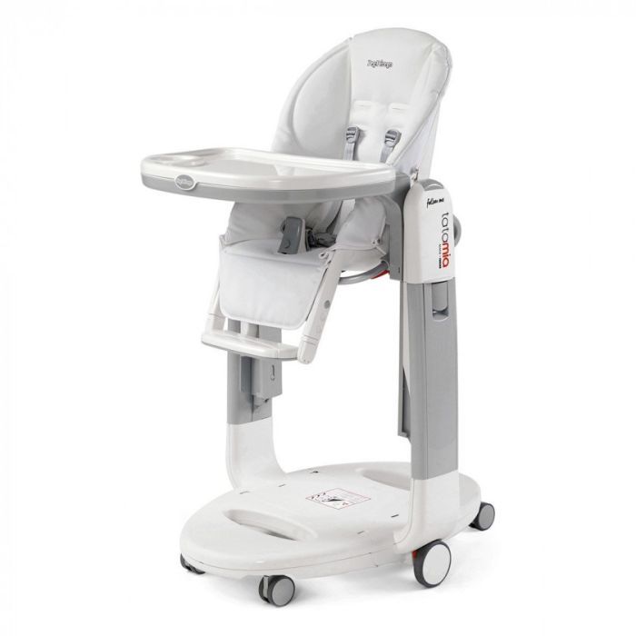 Стульчик для кормления Peg-Perego Tatamia Follow Me Ice, белый (IH02000001BL00)