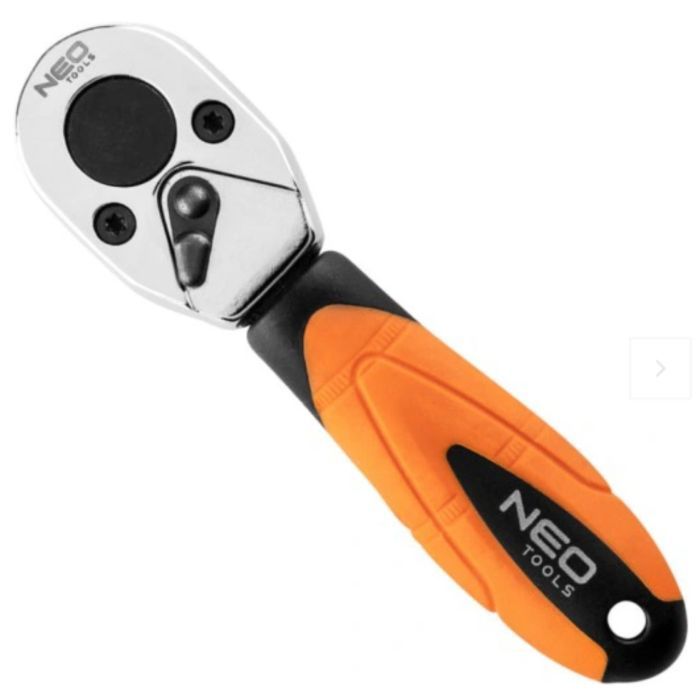 Трещотка Neo Tools 1/4", 105 мм, CrV, 48 зубцов (08-512) изображение 2