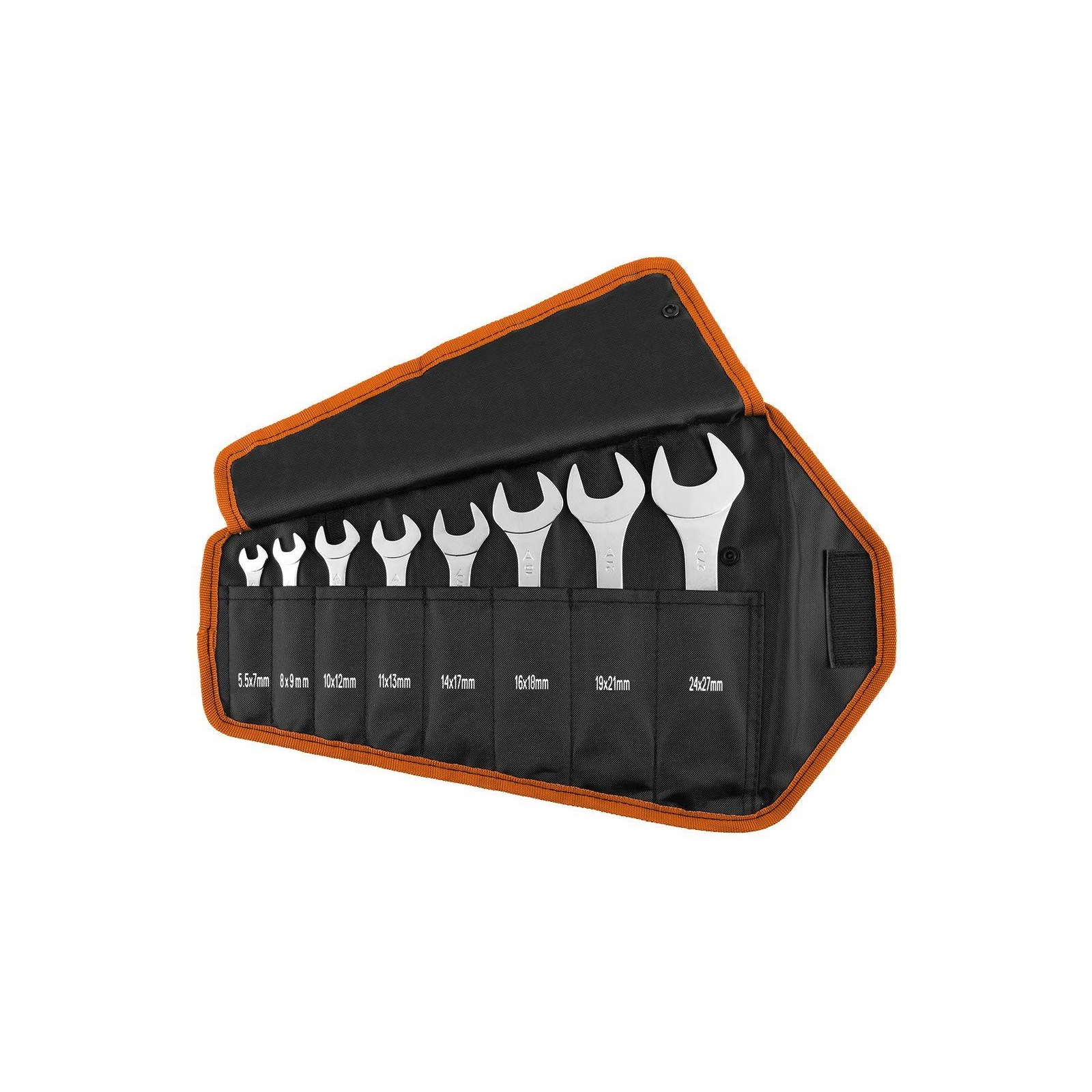 Ключ Neo Tools гайкових ключів 8 шт., супертонкі, чохол поліестер (09-860)