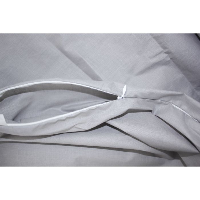 Постільна білизна MirSon Бязь Premium Light Gray 175х210 (2200000949134) зображення 5