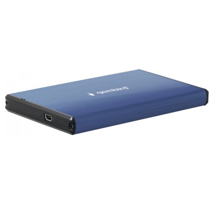 Карман внешний Gembird 2.5", USB 3.0, dark blue (EE2-U3S-3-DB)