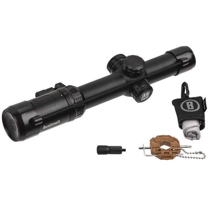 Оптичний приціл Bushnell AR Optics 1-6Х24 Сітка BTR-1 з підсвічуванням (AR71624I) зображення 6