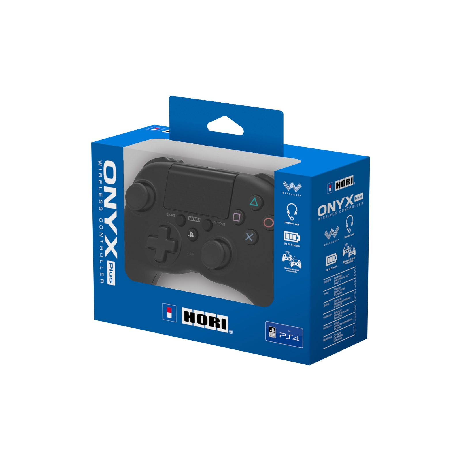 Геймпад Hori Onix Plus Asymmetric Remote для PS4 Black (PS4-149E) зображення 5