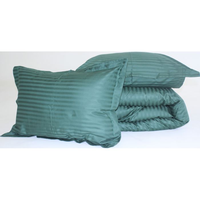 Постельное белье MirSon SatinStripe 30-0017Green 143х210 Полуторный (2200005254066) изображение 9