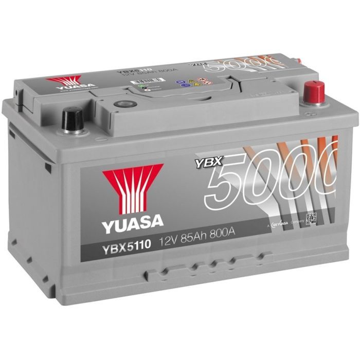 Аккумулятор автомобильный Yuasa 12V 85Ah Silver High Performance Battery (YBX5110)