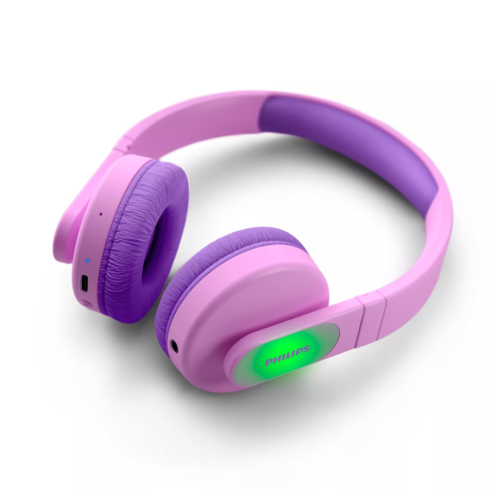 Навушники Philips Kids TAK4206 On-ear Colored light panels Wireless Pink (TAK4206PK/00) зображення 10