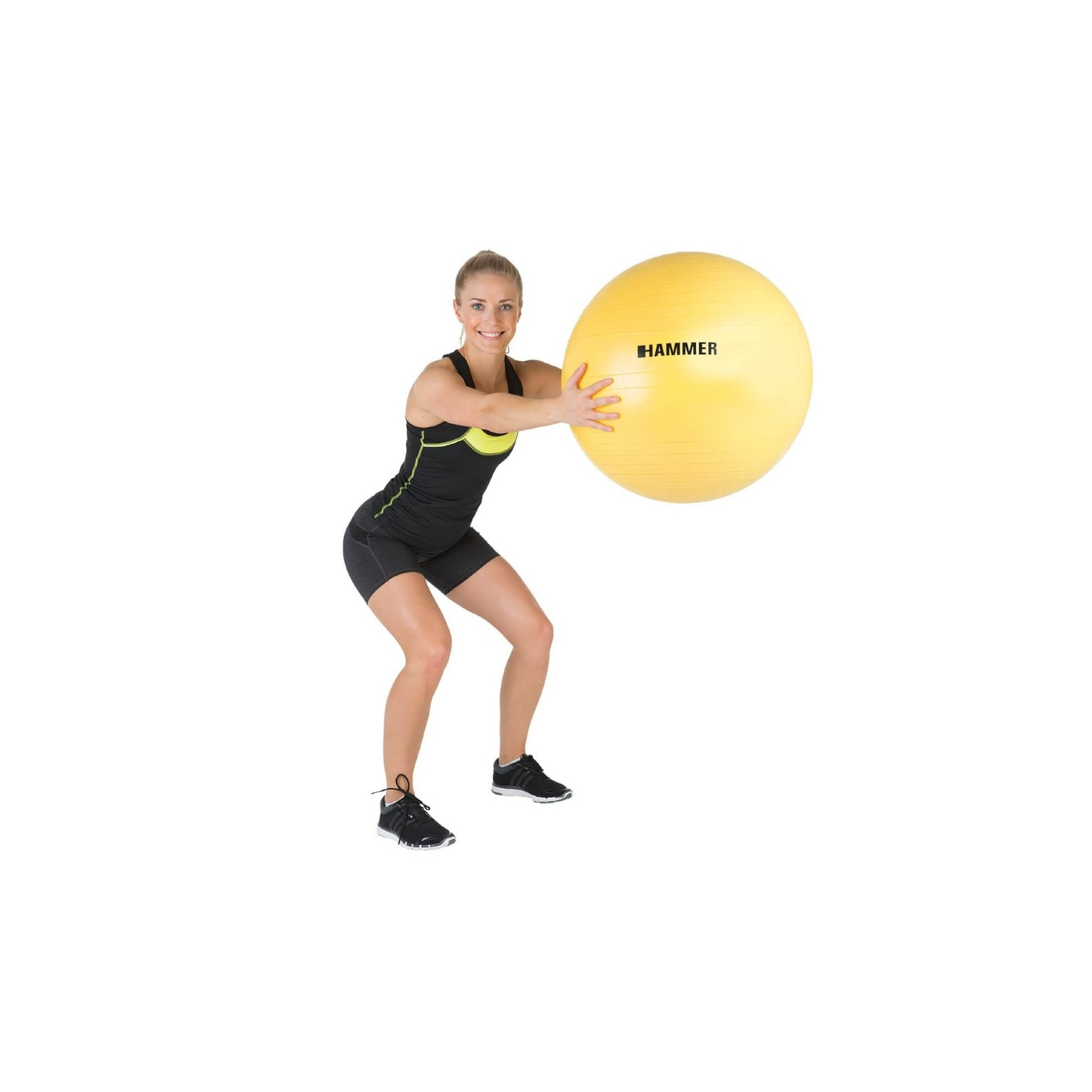 Мяч для фитнеса Hammer Gymnastics Ball 55 cm Anti-Burst System (66406) изображение 2