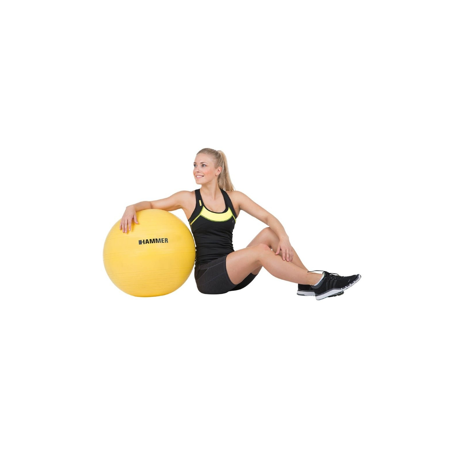 Мяч для фитнеса Hammer Gymnastics Ball 55 cm Anti-Burst System (66406) изображение 7