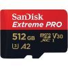 Карта памяти SanDisk 512 GB microSDXC UHS-I U3 Extreme Pro+SD Adapter (SDSQXCD-512G-GN6MA) изображение 2