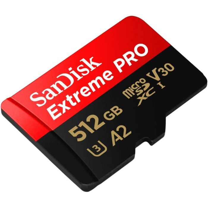 Карта памяти SanDisk 512 GB microSDXC UHS-I U3 Extreme Pro+SD Adapter (SDSQXCD-512G-GN6MA) изображение 3