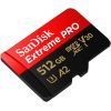 Карта памяти SanDisk 512 GB microSDXC UHS-I U3 Extreme Pro+SD Adapter (SDSQXCD-512G-GN6MA) изображение 3