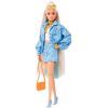 Кукла Barbie "Экстра" блондинка с пучком на распущенных волосах (HHN08) изображение 4