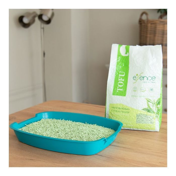 Наполнитель для туалета Essence Tofu с ароматом зеленого чая 2 мм 6 л (4820261920017) изображение 4