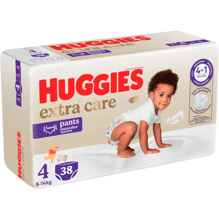 Підгузки Huggies Extra Care Pants 4 9-14 кг 38 шт (5029053549323) зображення 2