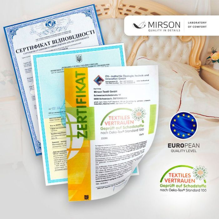 Підковдра MirSon Satin Stripe 30-0020 + 30-0001 Naskirin 220х240 см (2200005265659) зображення 3