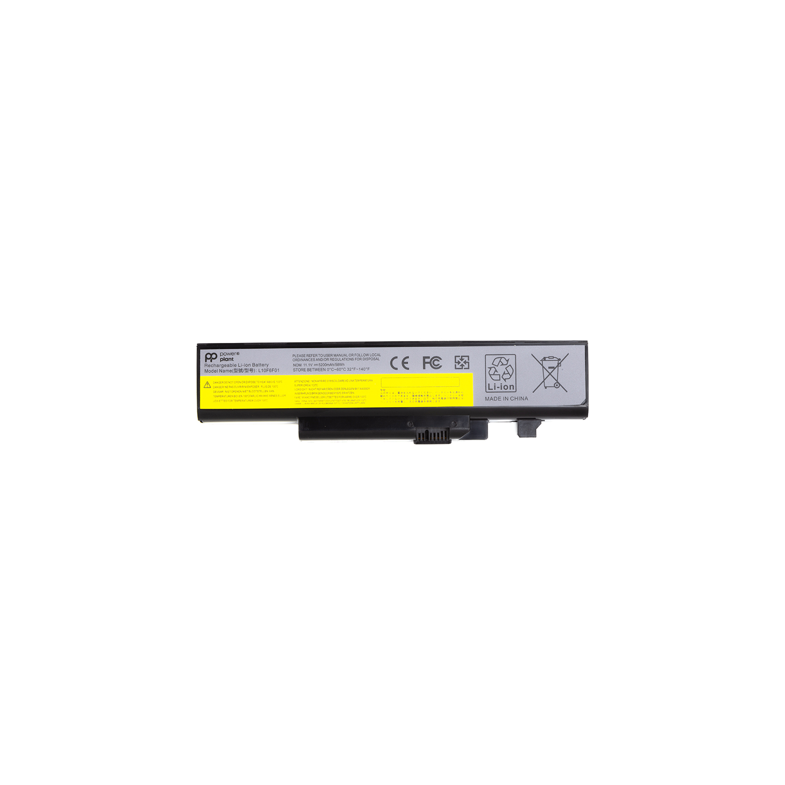 Акумулятор до ноутбука LENOVO IdeaPad Y470 (L10S6F01) 10.8V 5200mAh PowerPlant (NB481637)