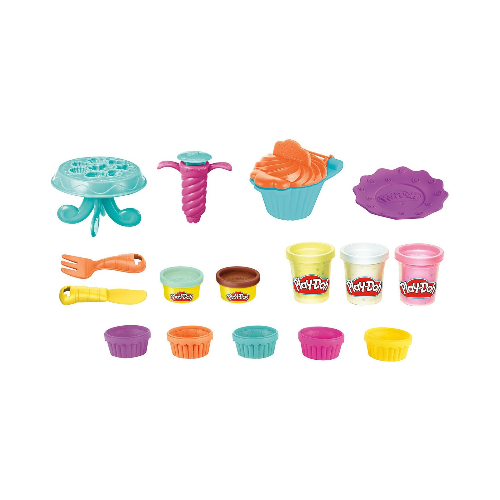 Набор для творчества Hasbro Play-Doh Набор капкейков (F2929) изображение 2