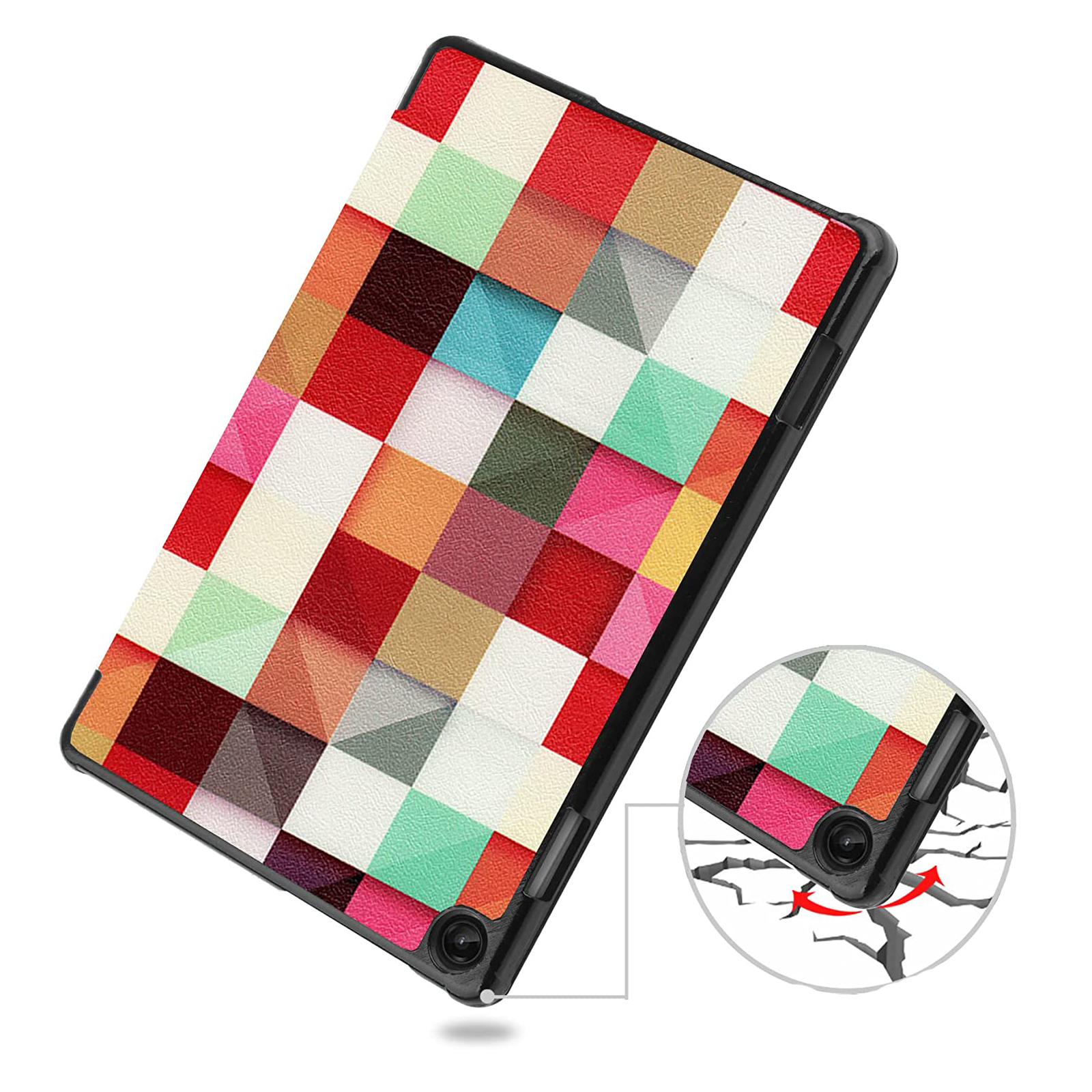Чехол для планшета BeCover Smart Case Lenovo Tab M10 Plus TB-125F (3rd Gen)/K10 Pro TB-226 10.61" Red (708306) изображение 5